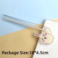 Stationery Item 15cm Chiikawa Ruler Measuring Function Drawing Tool Hachiware Ruler Anime Design Anime Ruler School. 