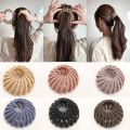 Pack OF 2 Ponytail Hair Rings Clips Hair Clips Women Bird Nest Shaped Hair Hairpin Simple Magic Lazy Braider Tool Women Hair Accessories. 