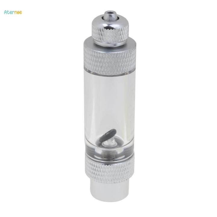 Aluminium Aquarium Inline CO2 Bubble Counter with check valve Single Head