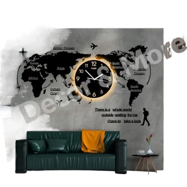 WORLD%20MAP%20CLOCK%20WITH%20ROPE%20LIGHT(Large)%20-%20Image%202