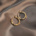 Party Earrings Good Workmanship Square Metal Ball Circle Ear Clips. 