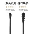 Japanese pick Stick Ear Picking Black Ball Stick, Disposable Spiral Double Head Cotton swab for Adults. 