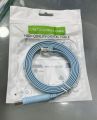 USB Console Cable 6FT, USB to RJ45 Cable for Configuring Network Devices, Supports Windows OS, Durable and Easy Setup, light Blue Color (1.8 Meter). 
