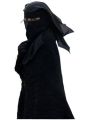 Saudi Forehead Niqab, High-Quality Korean Fabric, Ready-to-Wear, Zip Design, Kamasha 3 Layers. 