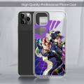 JoJos Bizarre Adventure anime Phone Case Transparent soft For iphone 11 13 12 14 x xs xr pro max mini plus. 