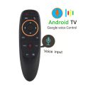 Voice Air Mouse with Microphone 2.4GHz Wireless USB 6 Axis Gyroscope IR Remote Control For Android TV Box Laptop PC. 