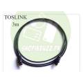 Digital Optical Cable Audio Fiber Optical SPDIF Audio Cable TosLink Cable 3m| One More Order. 