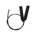 ★going♣1 Pair Universal Laptop IPEX MHF4 M.2 Internal Wireless WiFi Card Antenna for NGFF Intel 8260 8265 9260 9560 Adapter Aerial. 