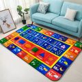 ABC Alphabet Learning Rug for Kids - Soft Non-Slip Educational Carpet for Playroom, Bedroom, and Classroom (100x150 cm). 