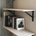 L-type Bracket Wall Metal Support Angle Bracket Shelf Wall-mounted Rack Partition Shelf Shelf Bookshelf Brackets. 