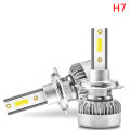 1Pair TXVSO8 H7 COB LED Headlight Bulbs 110W 20000LM High Low Beam White Lights Tetuo. 