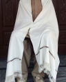 Swat Shawl For Men Woolen Shawl for winters - Off-White. 