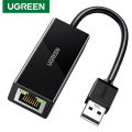 UGREEN Ethernet Adapter, USB to RJ45 10/100 Mbps Network Adapter for Laptop PC Compatible with Nintendo Switch/ Mac_Book/ Chromebook Surface/ Windows/ macOS/ Linux. 