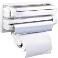 3 In 1 Triple Paper Dispenser Tissue Paper Foil Paper Cling Cutter Kitchen Tool. 