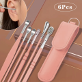 6PCS Ear Wax Cleaning Kit, Ear Wax Removal Kit, Ear Cleaning Tool Set, Earwax Cleaner Tool for Adult and Children. 