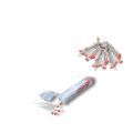 Colorless Organic Mehndi Powder for  Mehndi  Cones and practice   hands    - 250 Grams  mehndi powder with 15 pre rolled empty mehndi cones and 15 mehndi cone pins. 