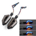 (Pack of 2) Indicator for Bike CD 70 | Fancy LED Turn Signal Indicator for Bike 125 with Parking DRL Light | Original, Flexible, and Stylish Indicators for Bikes. 