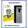 Samsung Galaxy Note 5 Back Matte Protector Soft Skin Sheet Soft Film Protection For Samsung Galaxy Note 5 - 2Pcs. 