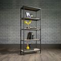 Metal Frame Bookcase Books Stand Drawing Room Decoration Home Decor Corner Stand 5 Shelf. 