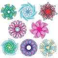 22Pcs Drawing Art Toy Students Geometric Spiral Stationery Tool Spirograph Ruler. 