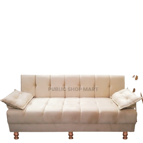 Sofa CumBed 3 Seater off white  Valvet & Custumize Colours Special offer Available