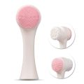 2 in 1 Facial Cleansing Brush Double Sided Facial Cleansing Brush with Soft Bristles for Deep Pore Exfoliation, Makeup Washing, Massage. 
