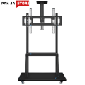 PakJAStore TL-1700 Mobile TV Bracket, Rooling TV Stand with Wheels for 32 to 70 Inch LCD LED OLED  (Black). 