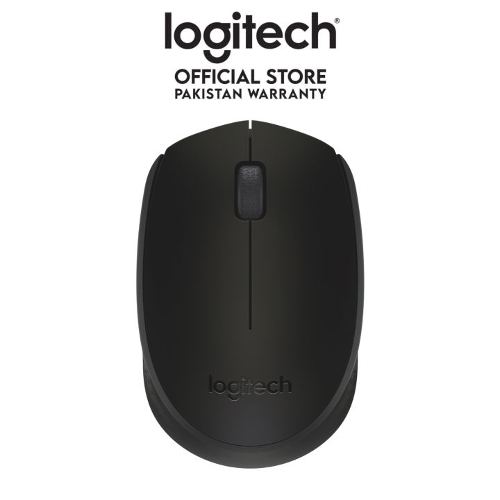 Logitech M170 Wireless Mouse, 2.4 GHz with USB Nano Receiver, Optical Tracking, 12-Months Battery Life, Ambidextrous, PC / Mac / Laptop