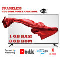 8kT 32 INCH Smart  LED TV with YOUTUBE voice Control - 1 Year Warranty. 