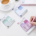 60 multi-functional sticky notes with gradually changing color classification index stickers, office learning classification reminder stickers. 
