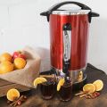 Navaris Hot Water Dispenser Stainless Steel 6.8 L with Thermostat Level Indicator Tap Mulled Winne Hot Drinks Machine. 