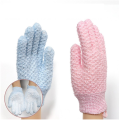 1/2/6Pcs Five Fingers Bath Exfoliating Glove Scrub Body Foam Back Bathing Cleaning Gloves Bathroom Accessories. 