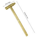 Copper Hammer Household Gold Hammer 6 in 1 Multifunction Mini Brass Hammer and Screwdriver Ideal Hand Tools for Jewelers Watchmakers. 