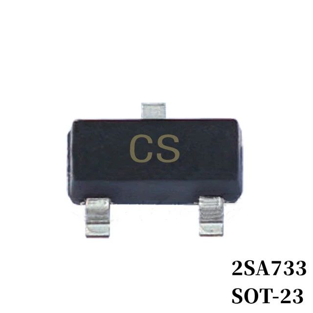 10 Pcs 2SA733 A733 CS 0.15A/50V PNP SOT-23 SMD Transistor – High ...