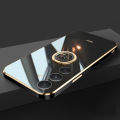 For Samsung Galaxy S23 FE（ Galaxy S23 Fan Edition ）Case Soft Plating Antioxidant Clear Ring holder stand For Galaxy S23 FE Back Cover. 