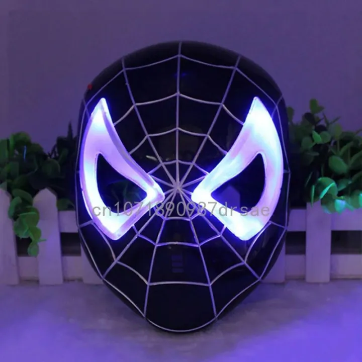 Spiderman%20Led%20Light%20Marvel%20Collection%20Face%20Mask%20Hero%20Set%20For%20Kids%20-%20H10779%20-%20Image%202