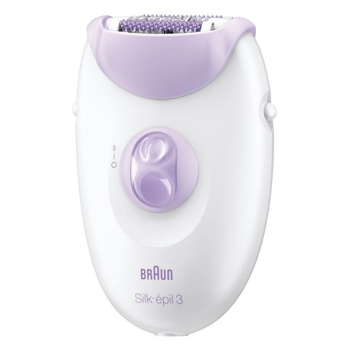 Braun Silk Epil 3, Legs & Arms Epilator - 3170 - White/Purple
