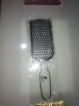 cheese grater - stainless steel cheese garlic grater - kadukash - silver color. 