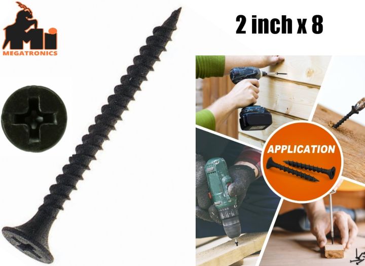 10PCS 2 inch 50mm Drywall screw nail Bugle Head Phillips Coarse Thread ...