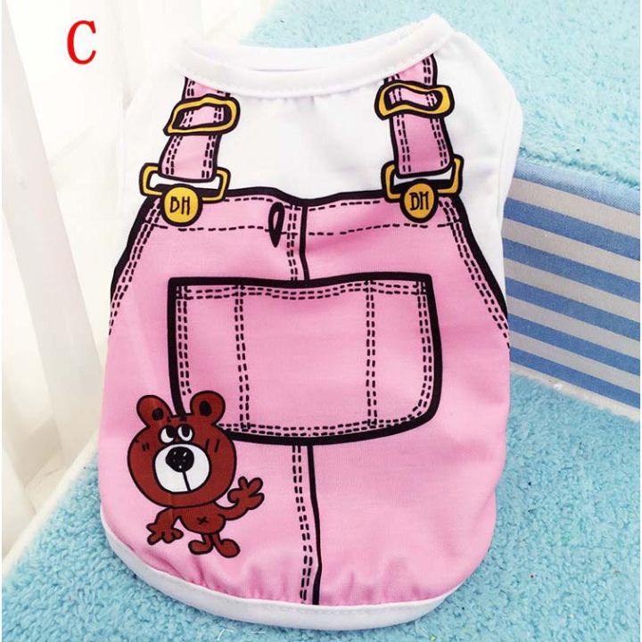 Pet Dog Cat Soft Cotton Vest Summer Clothes T-Shirt