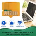 Yellow MASD-1 Camera Attachment TF to XD Card insert adapter for OLYMPUS. 