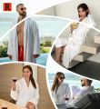 Luxurious Comfort Terry Bathrobe - 100% Egyptian Cotton Unisex for Men and Women. 