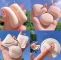 Sweet Beauty 3 Pcs Triangle Soft Makeup Puff for Loose Powder Soft Body Cosmetic Foundation Sponge Mineral Powder Wet Dry Makeup Tool with Strap. 