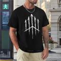 Man black t-shirts Wolves At The Gate logo T-shirt vintage t-shirt short t-shirt mens t shirt graphic crew neck tee shirt. 
