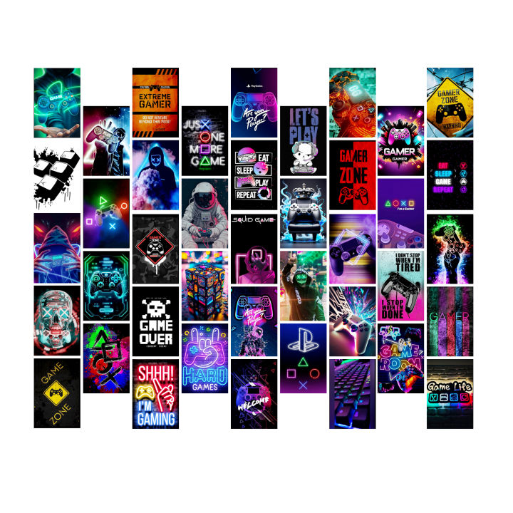 Gaming%20Posters%20of%20your%20choice%2040%20Cards%204x6%20For%20Wall%20Decor%20-%20Gaming%20Room%20-%20Image%202