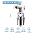 1 Piece Stainless Steel Water Level Control Float Valve for Tank 3/4 Inch Float Ball Valve Suitable for Water Tanks, Pond A. 