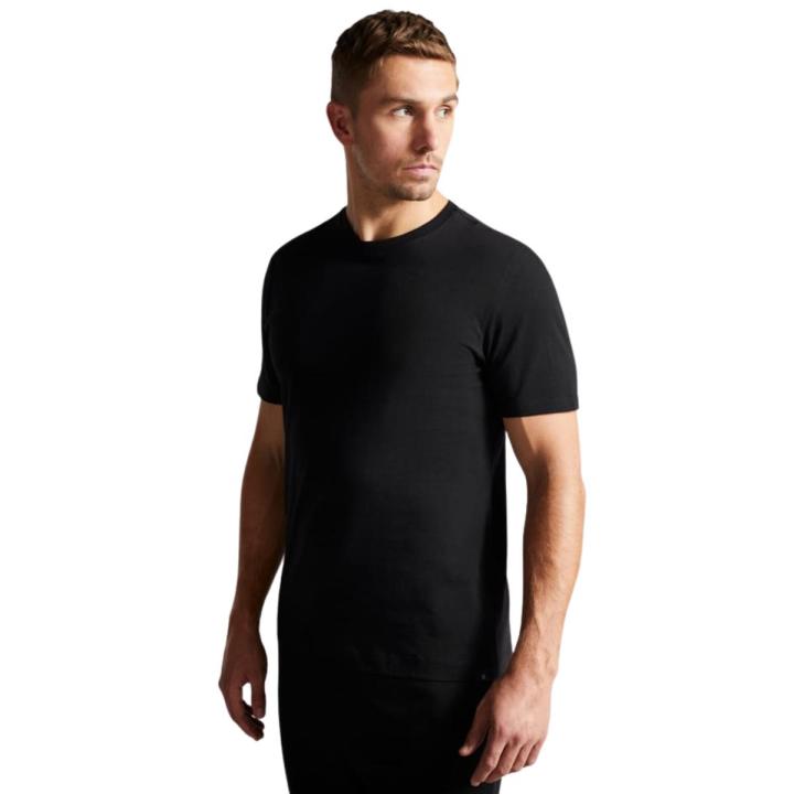 Jet Black Round Neck Half Sleeve T-Shirt for Men - Classic and Versatile Essential | Shop Now at Daraz Pakistan!