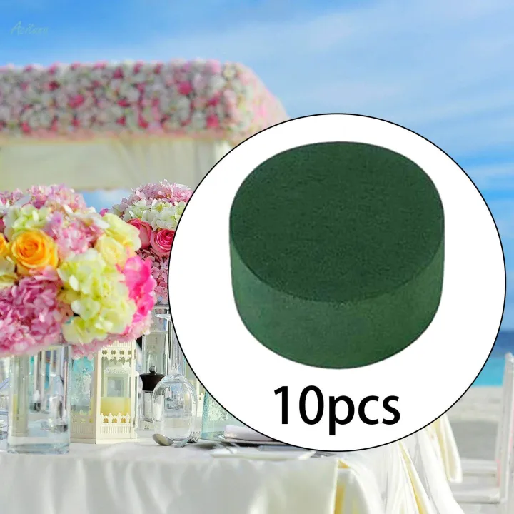 10x%20Round%20Floral%20Foam%20Blocks%20DIY%20Green%20Plant%20Foam%20for%20Wedding%20Birthday%20Decor%20-%20Image%206