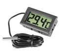 Digital LCD Thermometer Mini WithTemperature Sensor Probe 1 Meter. 