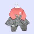 Imported Full Sleeves Baby Frock For Newborn (0 - 6months). 